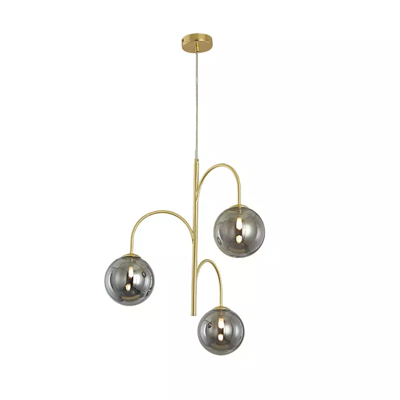 Szklana lampa wisząca balkonowa