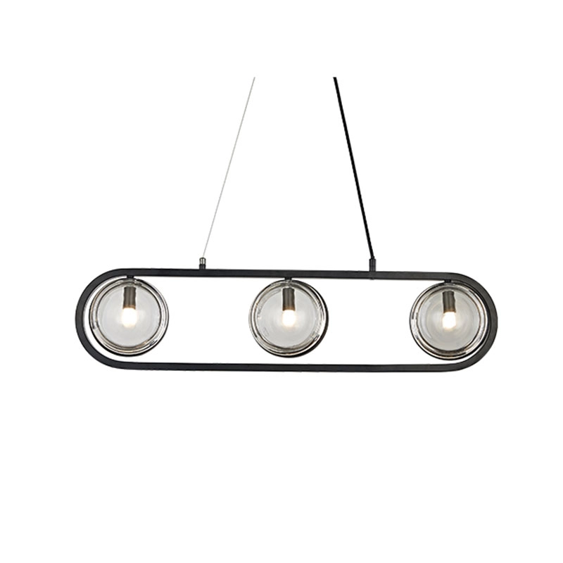 Lampa wisząca ze szkła barowego