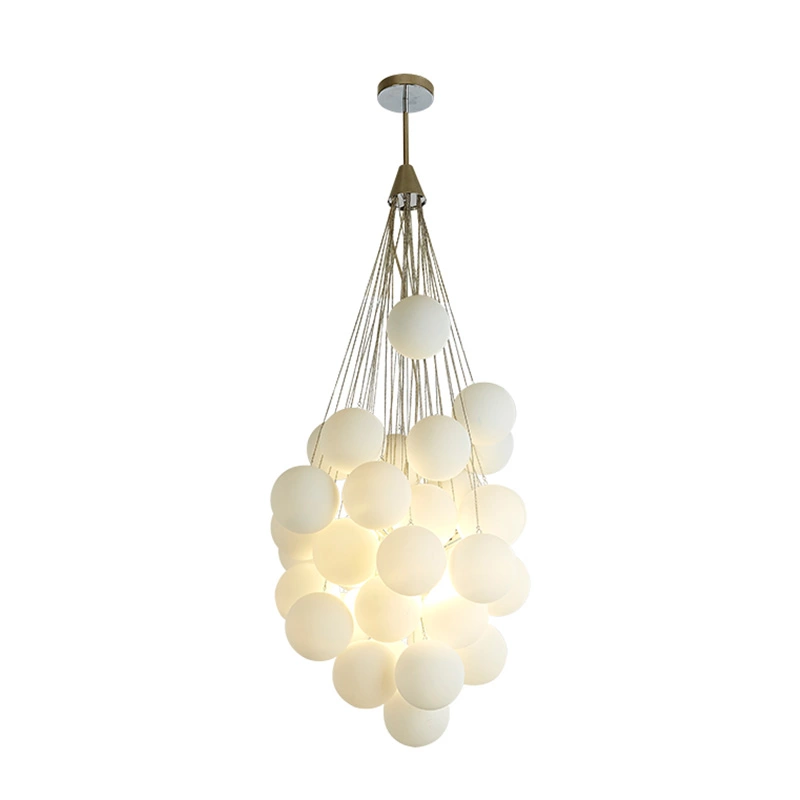 Nowoczesna kreatywna szklana lampa wisząca