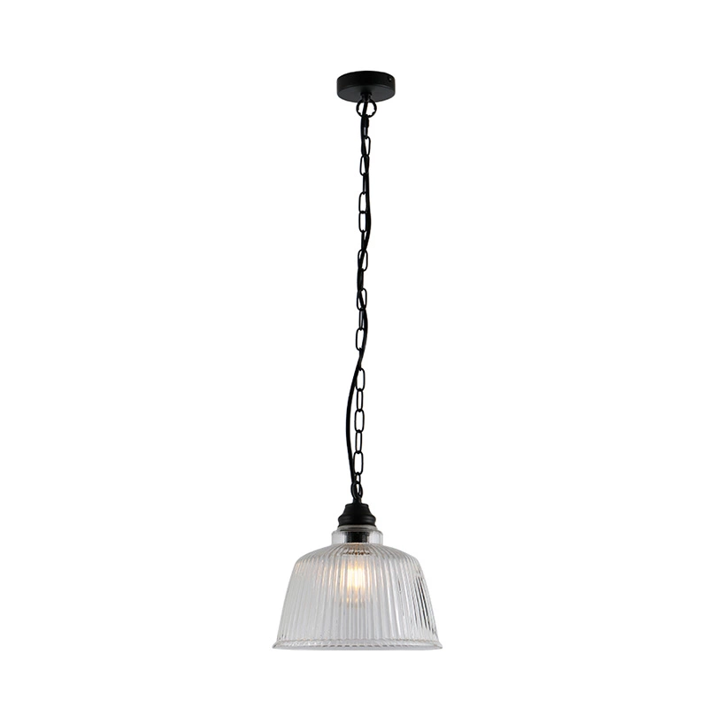 Nowoczesna lampa wisząca z krystalicznie czystego szkła