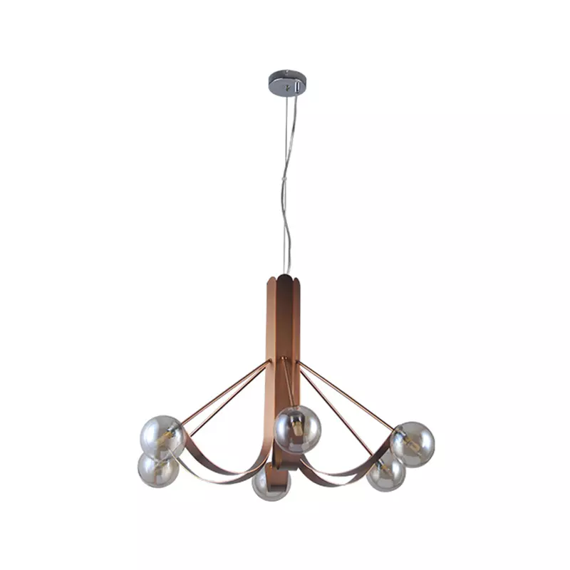 Szklana lampa wisząca w stylu nordyckim o kreatywnym, niepowtarzalnym designie