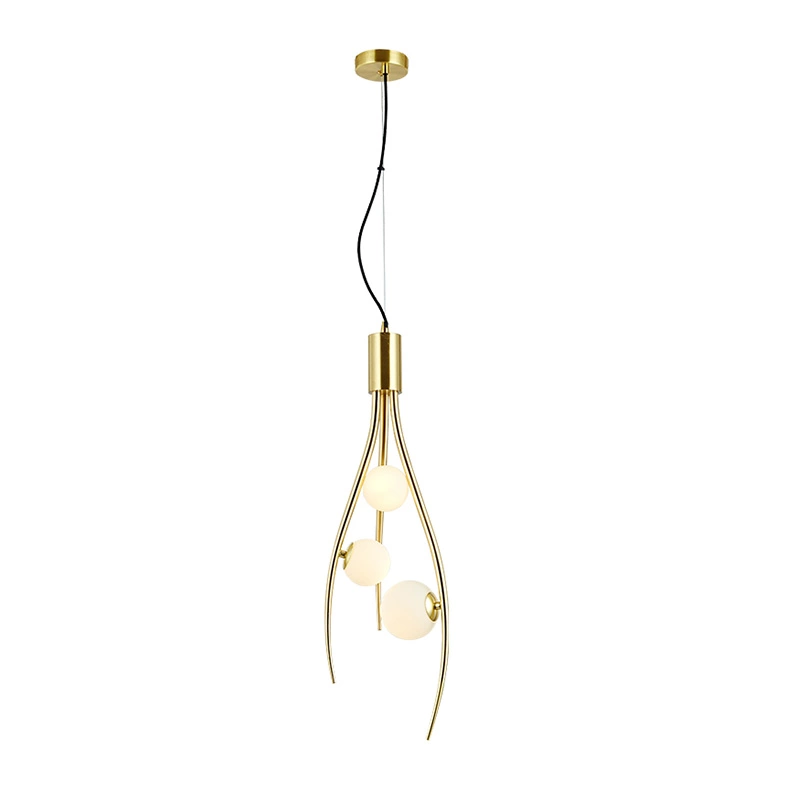 Szklana lampa wisząca w stylu nordyckim