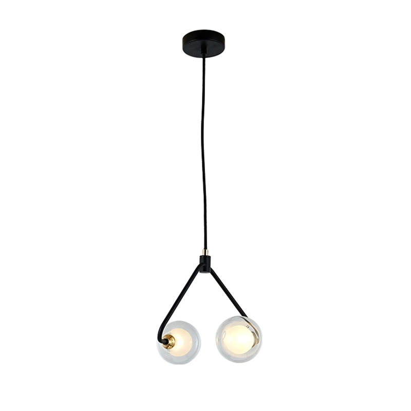 Prosta lampa wisząca G9 w stylu francuskim